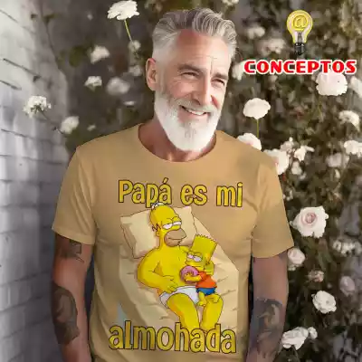 vectores plantilas PAPá,LOS SIMPSON,CARICATURA,LEYENDA,FESTIVIDAD,